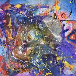 Worskop akční malby Lubomír Kerndl